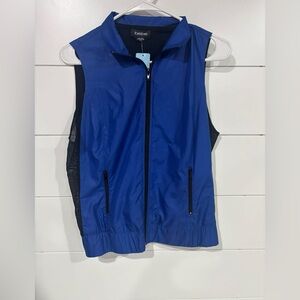 Y2K,2000, Blue Zip-Up Vest